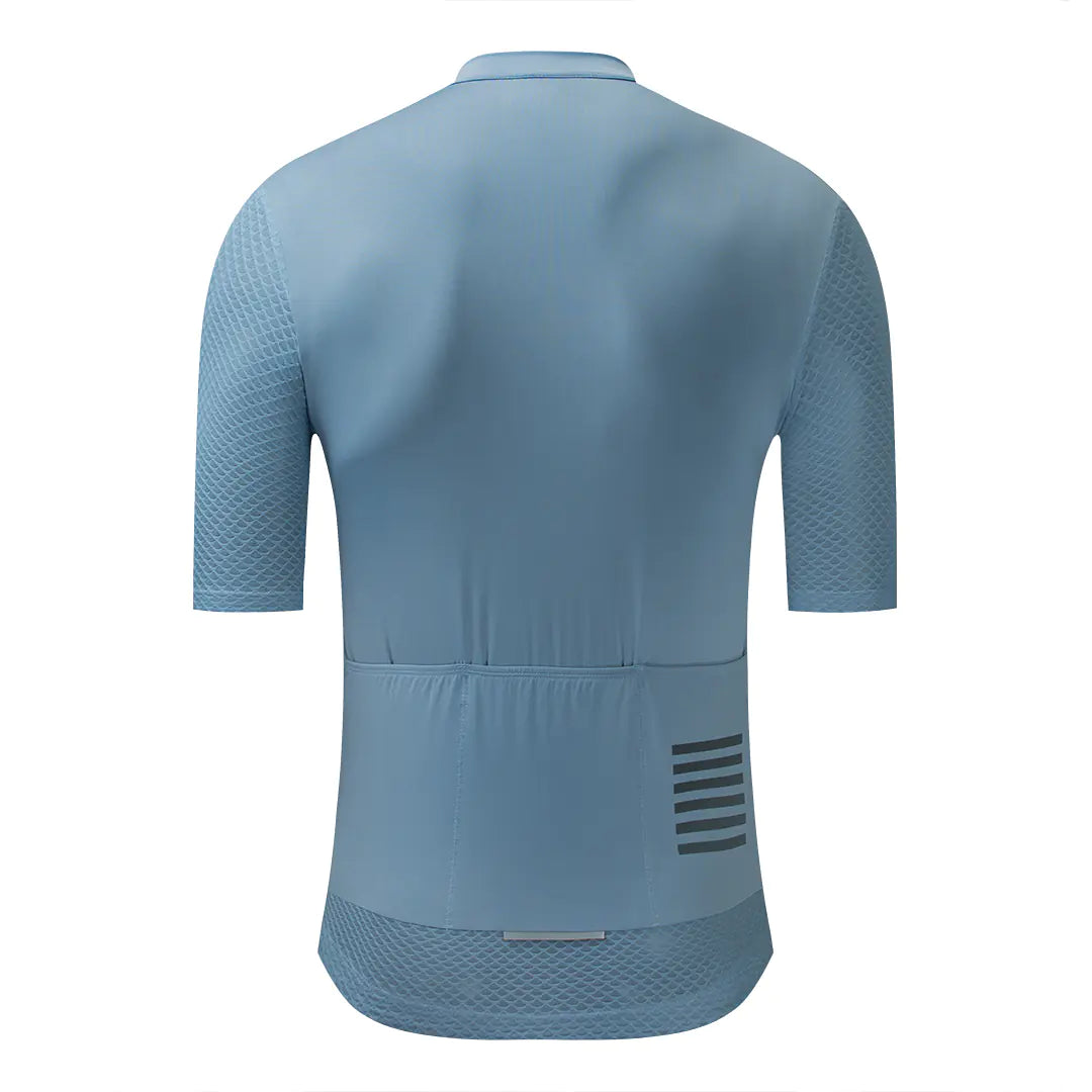 Men's Breathable Cycling Jersey and Reflective Shorts