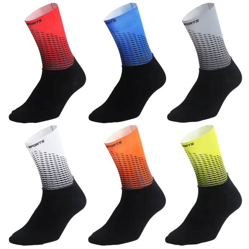 DH Cycling Socks - Breathable & Durable Mid-Calf Sports Socks