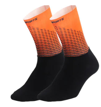 DH Cycling Socks - Breathable & Durable Mid-Calf Sports Socks