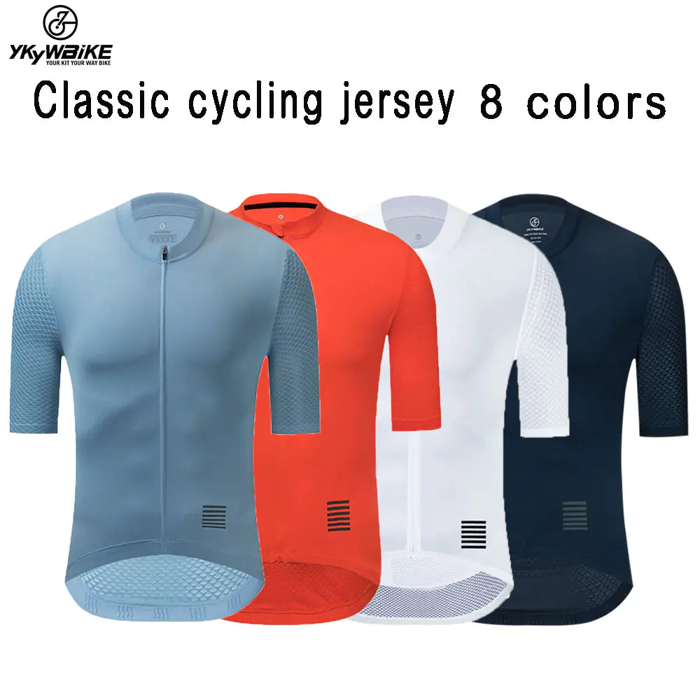 Men's Breathable Cycling Jersey and Reflective Shorts